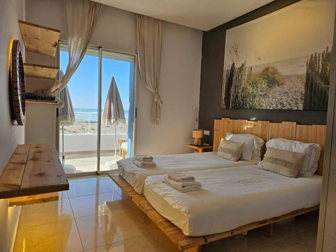 Sidi Rahal Blue View, Beachfront Wide Seaview With Pool エクステリア 写真